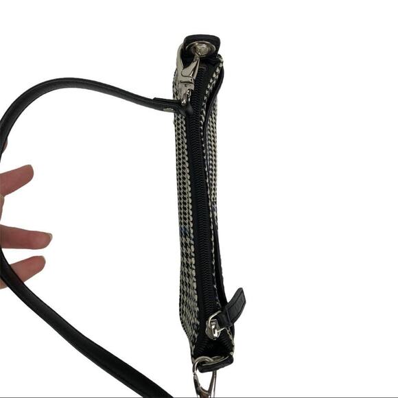 Ralph Lauren Monogram Houndstooth Canvas Mini Bag - Picture 15 of 16